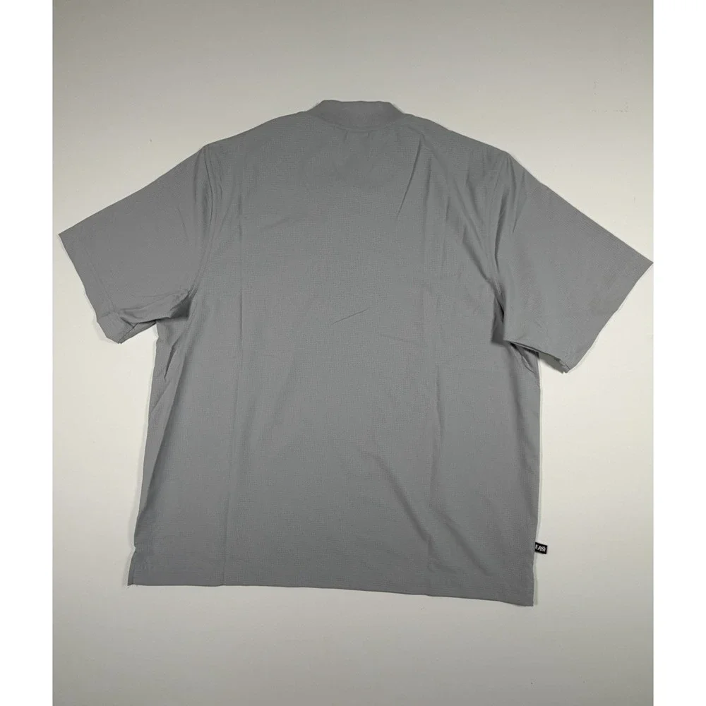 Nike NBA Kevin Durant 1/4 Zip Mens Size M Gray Short  Sleeve Shirt HJ4213-012